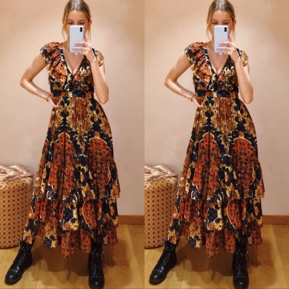 Free People Wear It Out Midi Dress